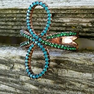 💓HP "Pretty, Girly & Flirty" 7/19 Turquoise ring
